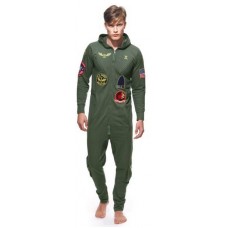 Mono OnePiece Aviator Jumpsuit Verde